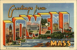 Greetings from Lowell Postcard