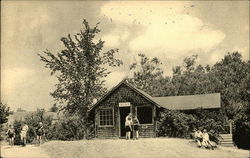 Office at Medomak Camp Postcard