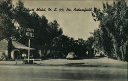 Schutt Motel, U.S. 99 North Bakersfield, CA Postcard Postcard