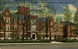 Mercy Hospital School of Nursing (Front View) Charlotte, NC Postcard Postcard