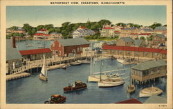 Waterfront View Postcard