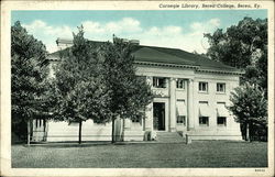 Berea College - Carnegie Library Kentucky Postcard Postcard