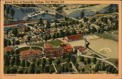 Aerial View of Concordia College Postcard