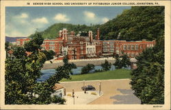 Senior High School and University of Pittsburgh Junior College Postcard