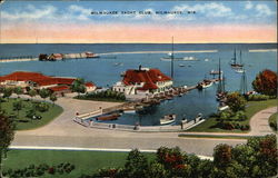 Milwaukee Yacht Club Wisconsin Postcard Postcard