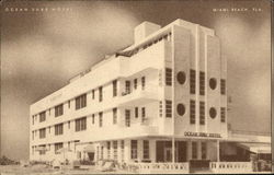 Ocean Surf Hotel Miami Beach, FL Postcard Postcard