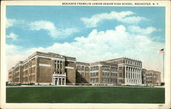 Benjamin Franklin Junior-Senior High School Rochester, NY Postcard Postcard