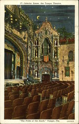 Interior Scene, The Tampa Theatre Florida Postcard Postcard