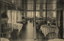 Dining Room at Mount Holyoke Hotel South Hadley, MA Postcard Postcard