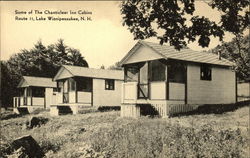 Some of The Chanticleer Inn Cabins Lake Winnipesaukee, NH Postcard Postcard