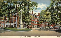 Curtis Hotel Lenox, MA Postcard Postcard