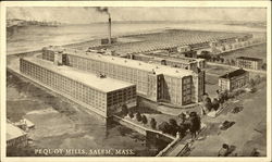 Pequot MIlls Salem, MA Postcard Postcard