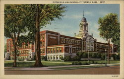 Pittsfield High School Postcard