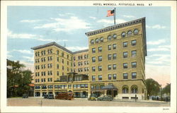 Hotel Wendell Pittsfield, MA Postcard Postcard