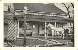 Wiggins Old Tavern - Old Dexter Store, Opening Day Postcard