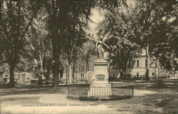 Hannah Dustin Monument Haverhill, MA Postcard Postcard