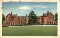 Mount Holyoke College - Rockefeller Hall South Hadley, MA Postcard Postcard