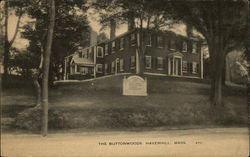 The Buttonwoods Haverhill, MA Postcard Postcard