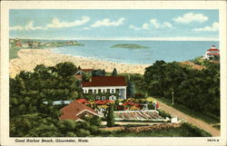 Good Harbor Beach Gloucester, MA Postcard Postcard