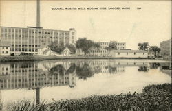 Goodall Worsted Mills, Mousam River Postcard