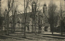 Bates College Chapel Lewiston, ME Postcard Postcard