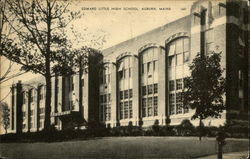 Edward Little High School Postcard