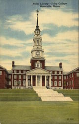 Miller Library at Colby College Postcard