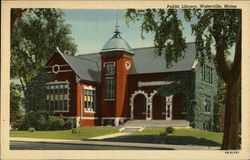 Public Library Postcard