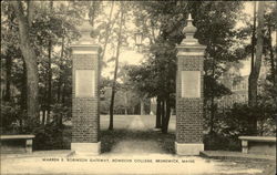 Bowdoin College - Warren E. Robinson Gateway Postcard