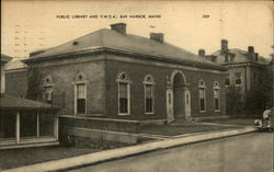 Public Library and Y.W.C.A Postcard