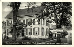 Harriet Beecher Stowe House Postcard