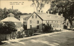 Fort Western - Built 1750 Postcard