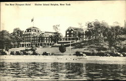 The New Prospect Hotel Shelter Island Heights, NY Postcard Postcard