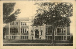 High School Canastota, NY Postcard Postcard