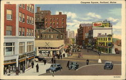 Congress Square Postcard