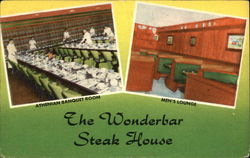 The Wonderbar Steak House - Athenian Banquet Room and Men's Lounge Biddeford, ME Postcard Postcard