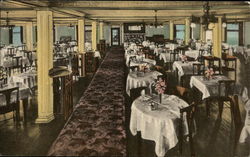 The Lookout Hotel - Dining Room Ogunquit, ME Postcard Postcard