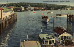 Harbor Scene Postcard