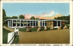 The Dewey Corporation Restaurant and Sales Room, Quechee Gorge Vermont Postcard Postcard