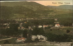 View of Dorset Village Vermont Postcard Postcard