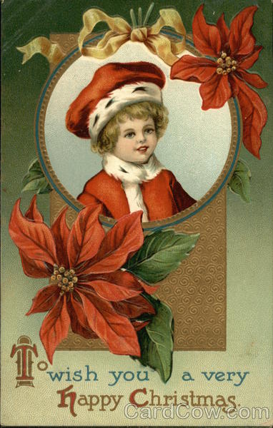To Wish you a Very Happy Christmas Children Ellen Clapsaddle