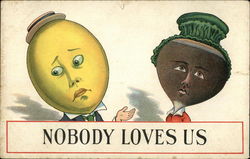 Nobody Loves Us Fantasy Postcard Postcard