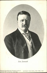 Portrait Of Former President Theo. Roosevelt Postcard