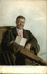 Theodore Roosevelt at Oyster Bay Postcard