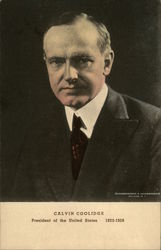 Calvin Coolidge 1923-1928 Presidents Postcard Postcard