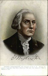 George Washington, First President of the U. S Postcard