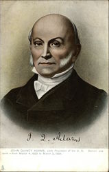 John Quincy Adams Postcard