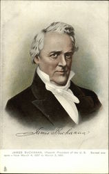 James Buchanan Presidents Postcard Postcard