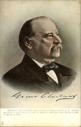 Grover Cleveland, Twenty-Second President of the U.S Postcard