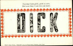 Dick Names Postcard Postcard